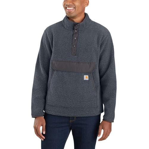 Carhartt Men's Relaxed Fit Fleece Snap Front Pullover