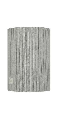 Buff Norval Merino Wool Knitted Neckwarmer Light Grey