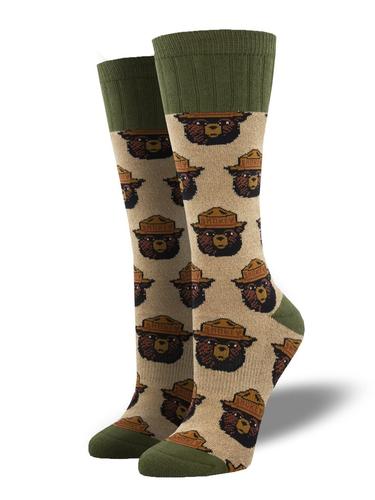 Socksmith Women's Outlands USA Smokey Bear Cotton Socks