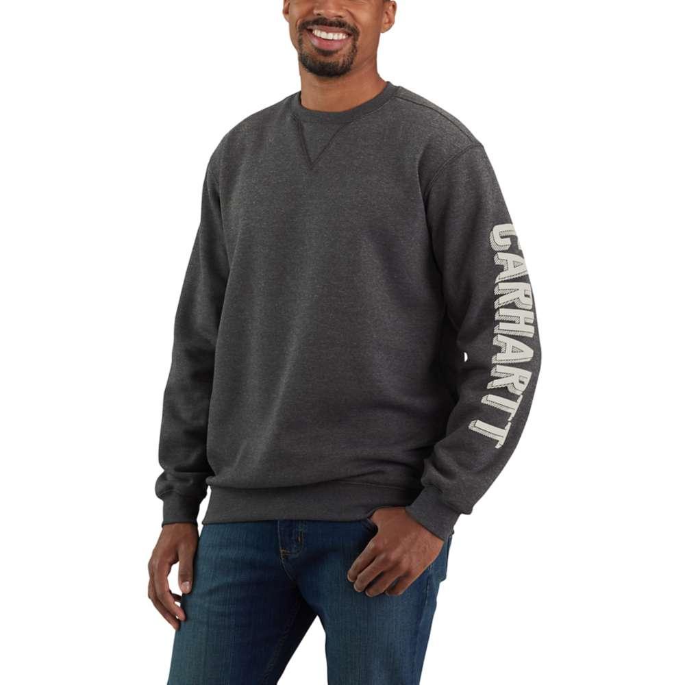 Carhartt Men's Midweight Crewneck Graphic Sleeve Sweatshirt