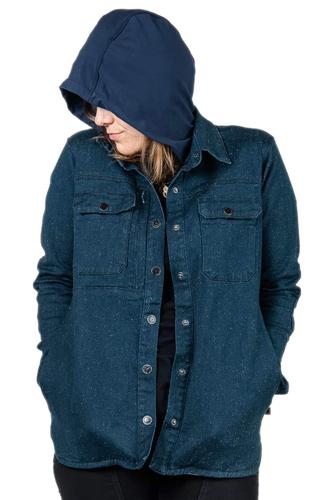 Dovetail Workwear Women's KB Hooded Shirt Jacket