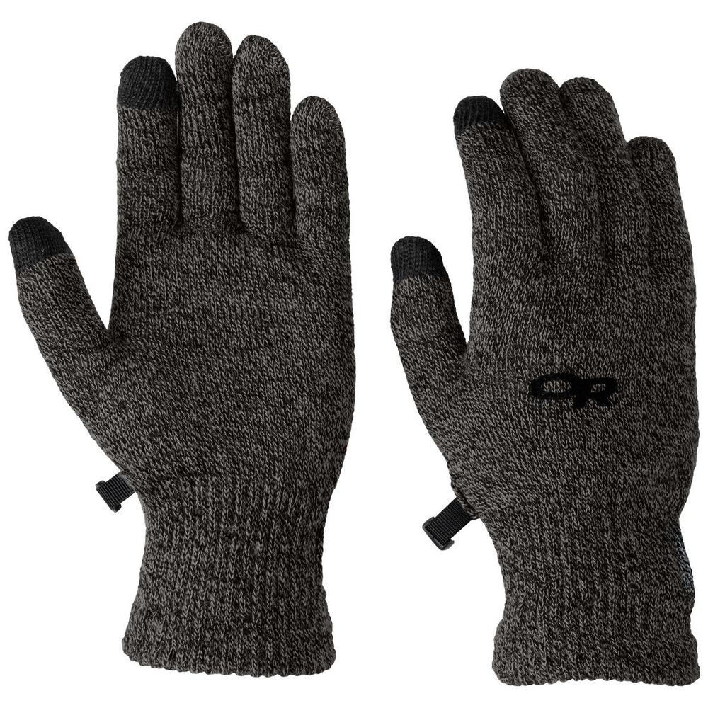 Outdoor Research Men's Biosensor Liner Gloves CHARCOAL