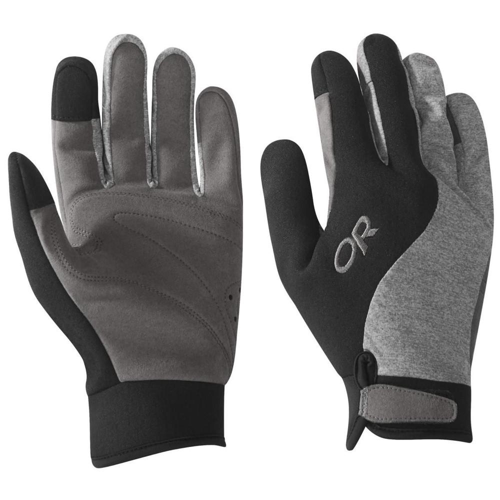 Outdoor Research Upsurge Paddle Gloves BLK_CHARHTHR