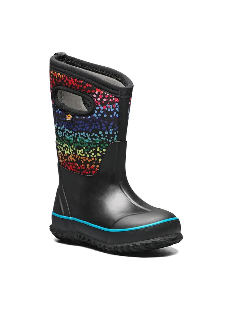  Bogs Kids ' Classic Rainbow Dots Boots