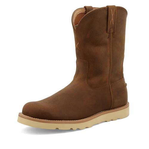 Twisted X Men's 10in Pull-On Wedge Sole Soft Toe Work Boot