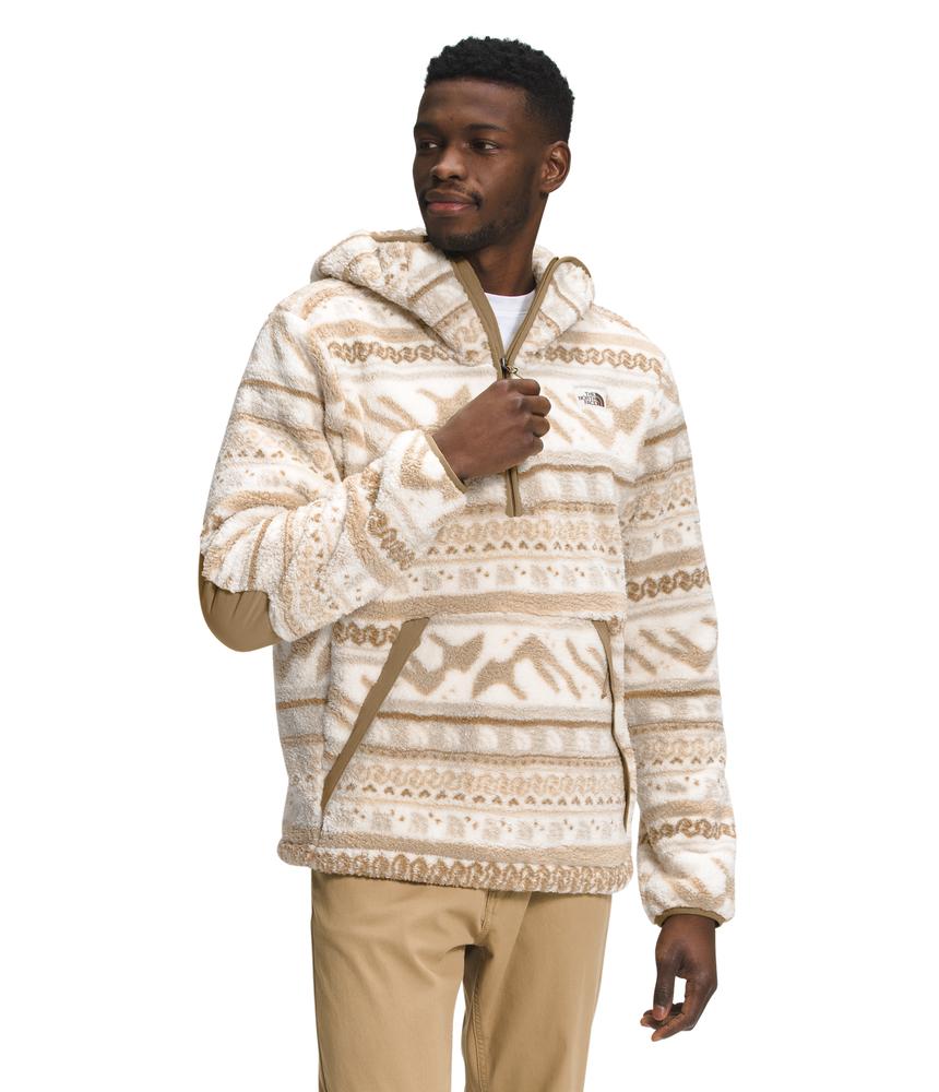 The North Face Men's Printed Campshire Pullover Hoodie GARDENIA_WHITE