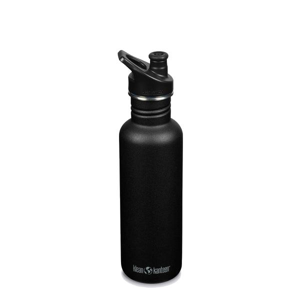 Klean Kanteen Classic 27oz Bottle with Sport Cap Black BLK