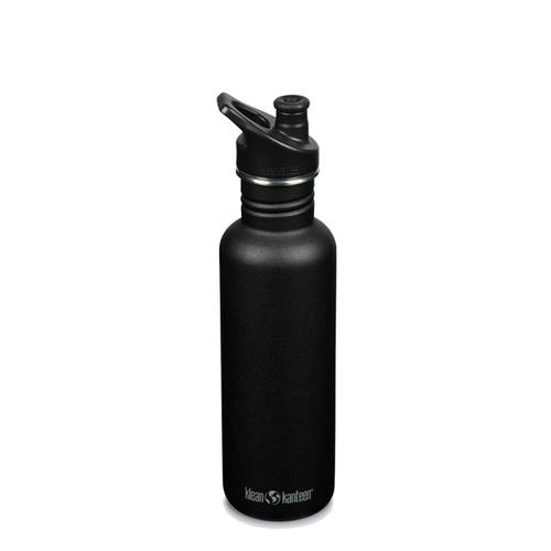 Klean Kanteen Classic 27oz Bottle with Sport Cap Black