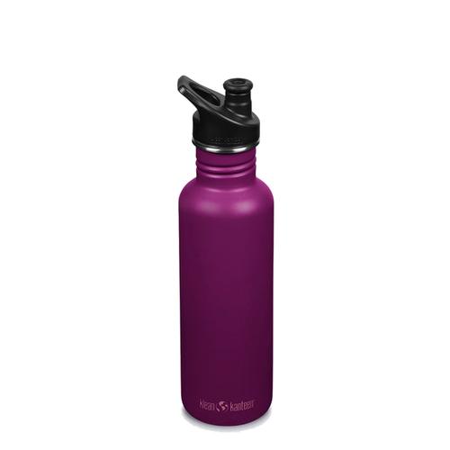 Klean Kanteen Classic 27oz Bottle with Sport Cap Purple Potion
