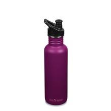  Klean Kanteen Classic 27oz Bottle With Sport Cap Purple Potion