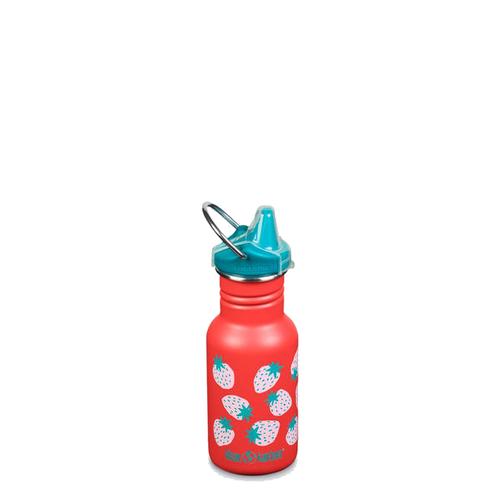 Klean Kanteen Kids' Classic 12oz Bottle with Sippy Cap Coral Strawberries