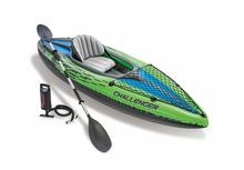  Intex Challenger K1 Inflatable Kayak Set With Paddle And Pump
