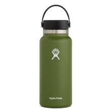 Hydroflask 32oz Wide Mouth Bottle with Flex Cap OLIVE