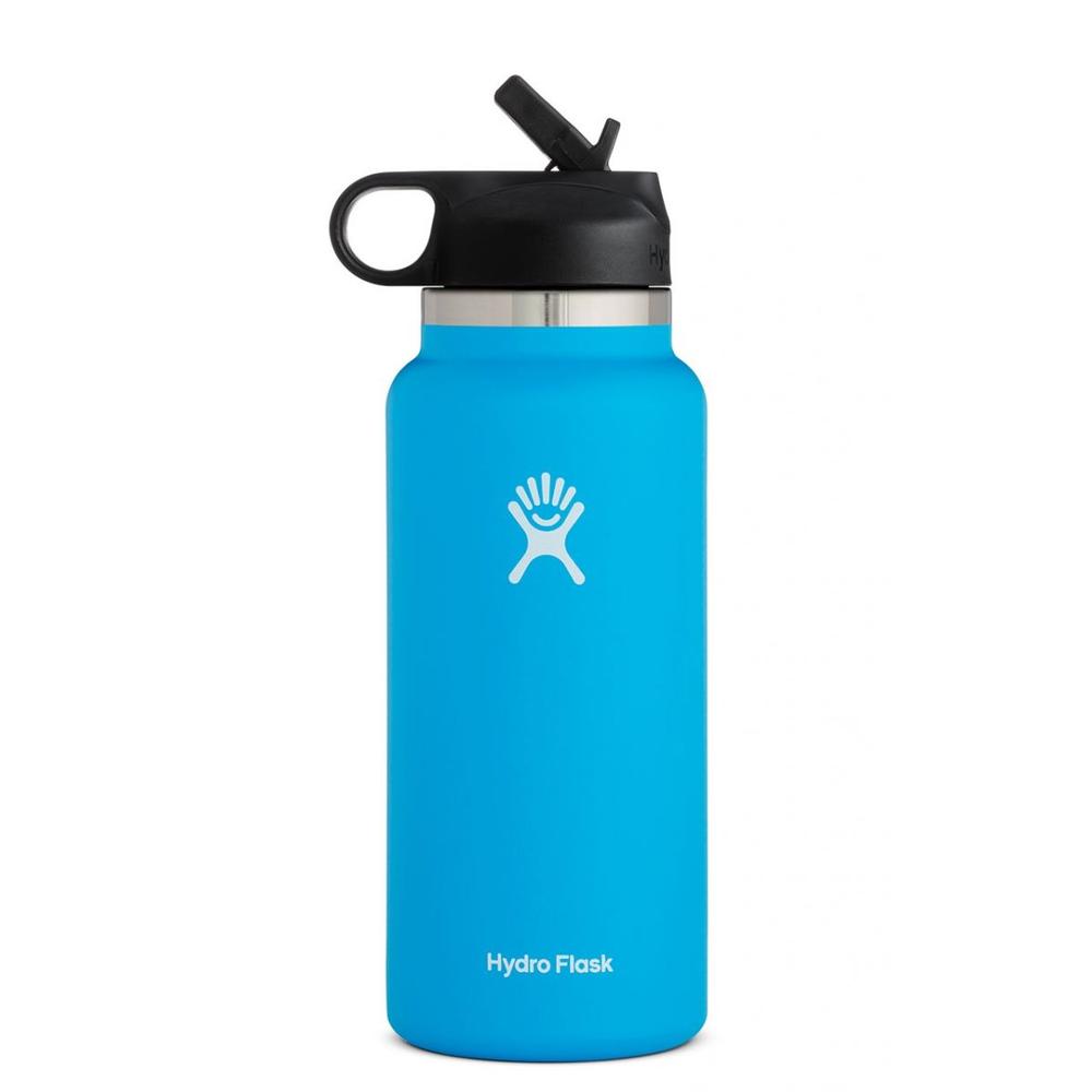 Hydro Flask 32oz Wide Mouth Bottle with Straw Lid PACIFIC