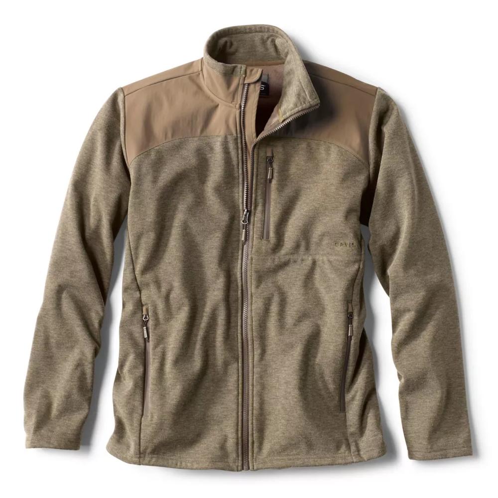Orvis Men's Hybrid Wool Fleece Jacket LODEN/OLIVE