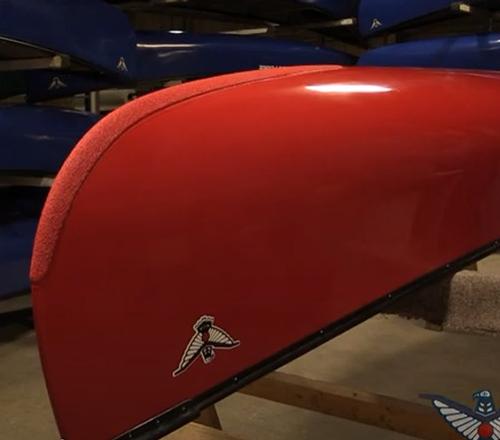 Novacraft Canoe Kevlar Skid Plates Installed