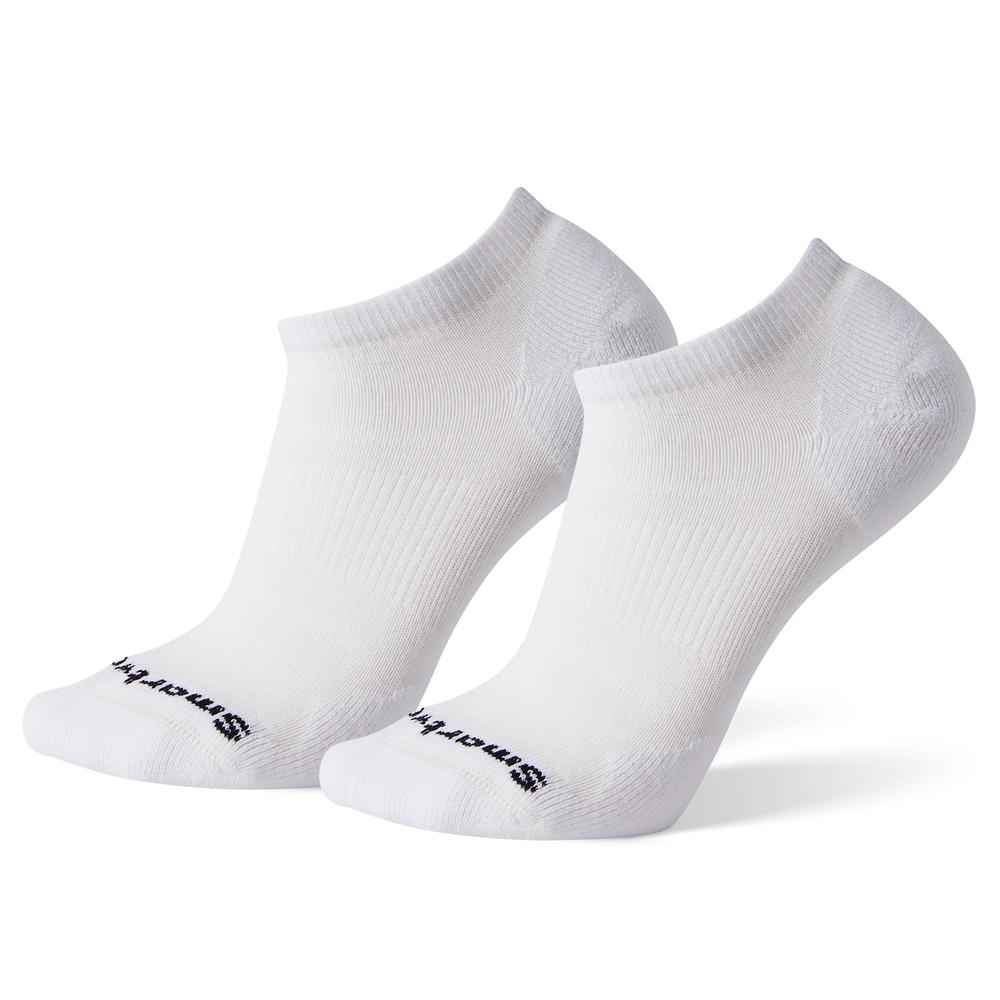 Smartwool Athletic Targeted Cushion Low Ankle Socks 2 Pair WHITE