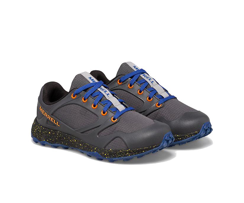 Merrell Big Kids' Altalight Low Hiking Shoes in Grey and Orange GREY/ORANGE