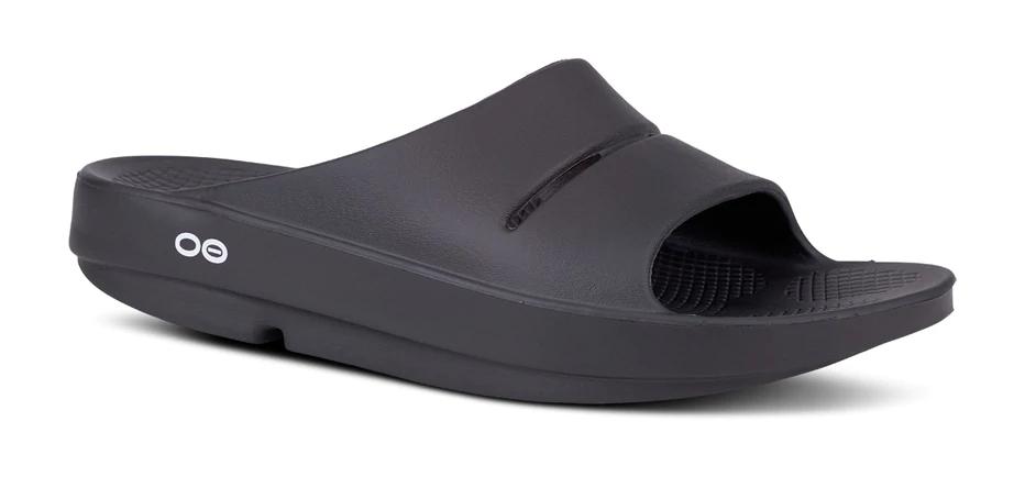 Oofos Women's Ooahh Slide Sandal BLACK
