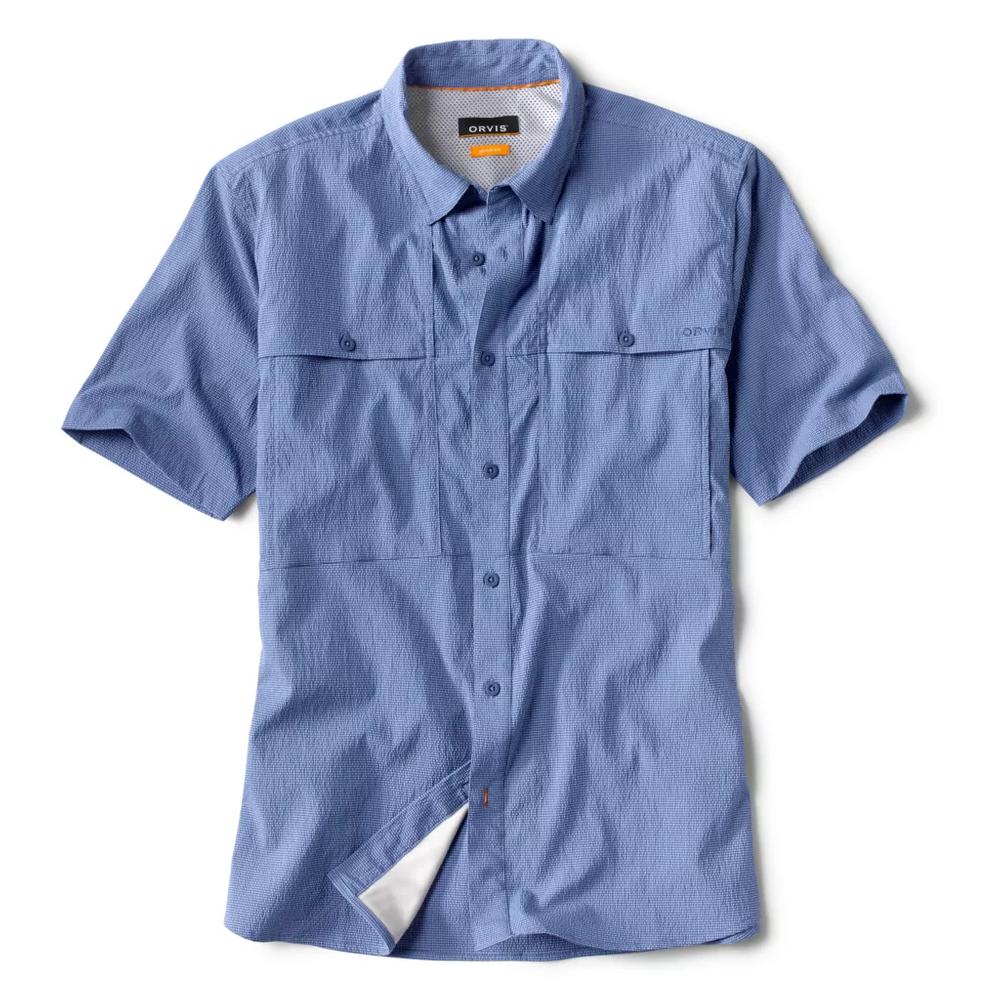 Orvis Men's Open Air Caster Short Sleeve Shirt NAVY
