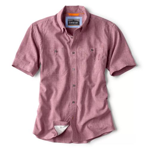 Orvis Men's Tech Chambray Short Sleeve Shirt