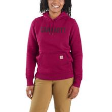 Carhartt Women's Midweight Graphic Hooded Sweatshirt BEET_RED