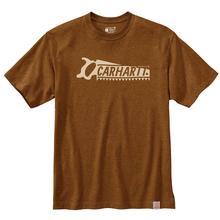 Carhartt Men's Relaxed Fit Heavyweight Short Sleeve Saw Graphic T-Shirt OILED_WALNUT