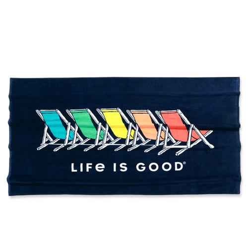 Life Is Good Berkshire Beach Chair Spectrum Beach Towel