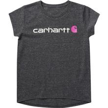  Carhartt Big Girls ' Short Sleeve Crew Neck Core Logo Tee