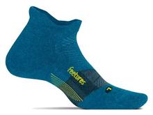  Feetures Merino 10 Cushion No Show Tab Socks Atlantic Blue
