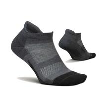  Feetures Elite Max Cushion No Show Tab Socks Grey