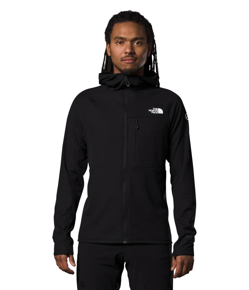 The North Face Men's Summit Futurefleece Full Zip Hooded Jacket BLACK