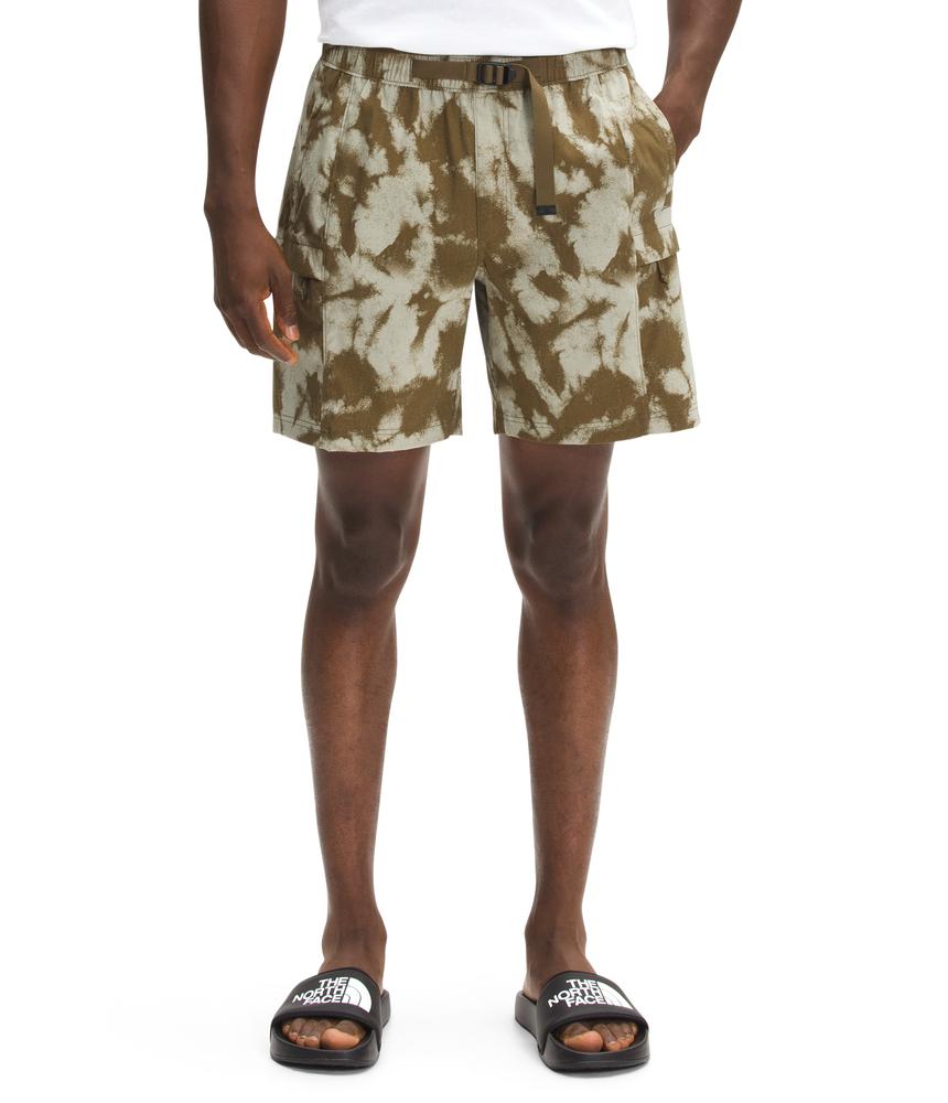 The North Face Men's Printed Class V Belted Shorts MILITARY_OLIVE