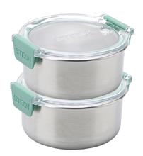 Smash Stainless Steel Snack Pots 200ml 2-Pack STAINLESS
