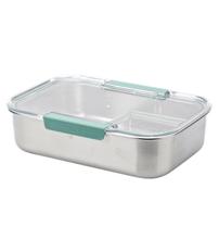  Smash Stainless Steel 3 Compartment Bento Box