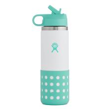 Hydro Flask Kids' 20oz Wide Mouth Bottle with Straw Lid ISLAND