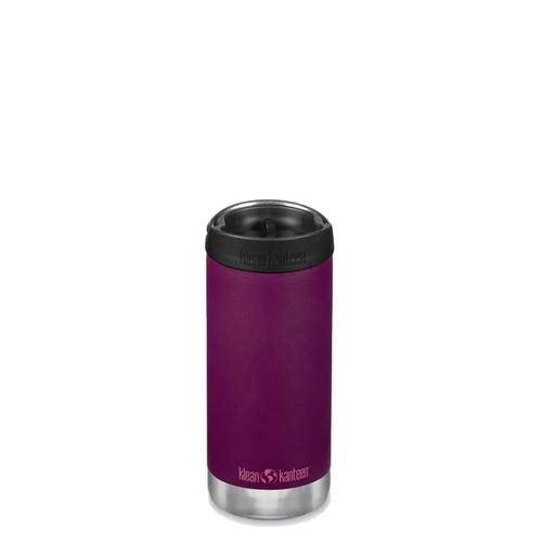 Klean Kanteen TKWide 12oz with Cafe Cap Purple Potion