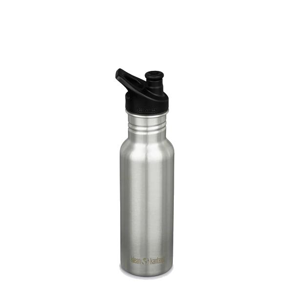  Klean Kanteen Classic 18oz Bottle With Sport Cap Stainless