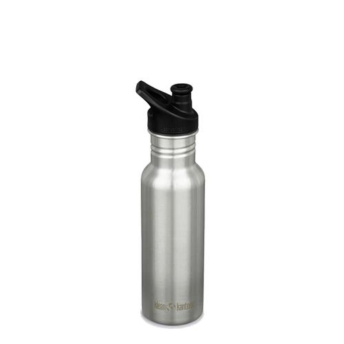 Klean Kanteen Classic 18oz Bottle with Sport Cap Stainless