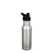 Klean Kanteen Classic 18oz Bottle with Sport Cap Stainless STAINLESS