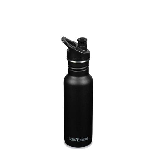 Klean Kanteen Classic 18oz Bottle with Sport Cap Black