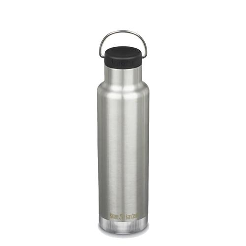 Klean Kanteen Insulated Classic 20oz Bottle with Loop Cap Stainless