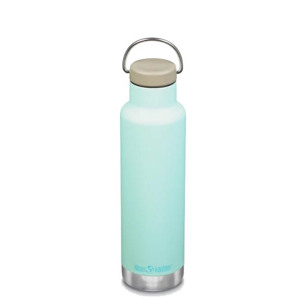  Klean Kanteen Insulated Classic 20oz Bottle With Loop Cap Blue Tint