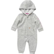 Carhartt Infant Long Sleeve Fleece Zip Front Hooded Coverall ASHHTHR