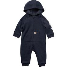 Carhartt Infants' Long Sleeve Fleece Zip Front Hooded Coverall Navy NAVY_N89H
