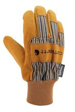 Carhartt Insulated Synthetic Suede Knit Cuff Work Glove BROWN