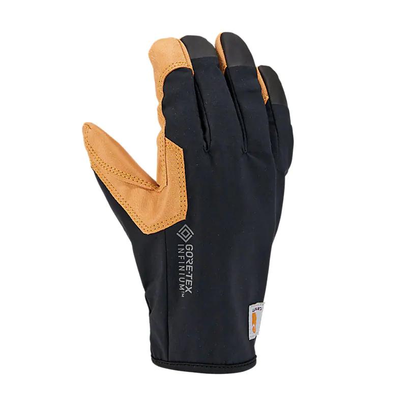 Carhartt Men's Gore-Tex Infinium Synthetic Leather Secure Cuff Glove BLKBLY