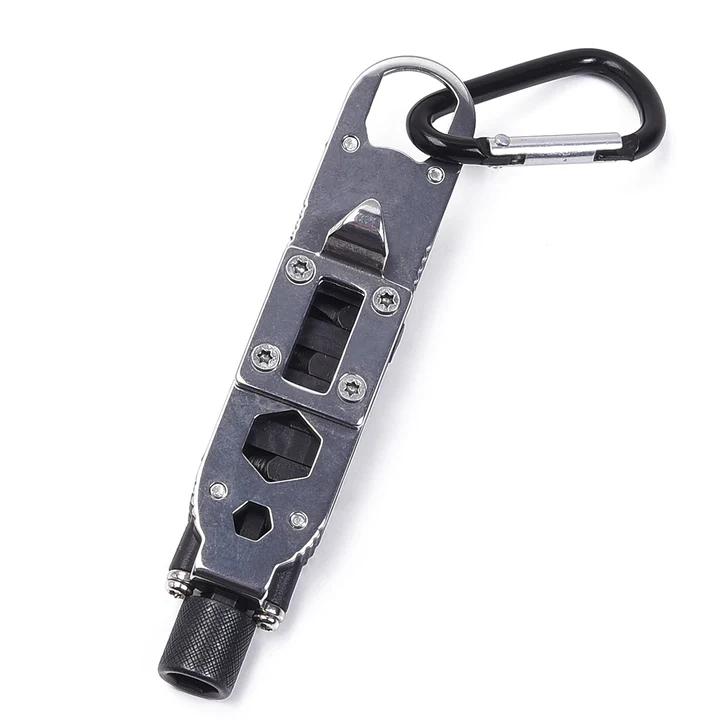 Mad Man 8 Function Tactical Keychain Tool STAINLESS