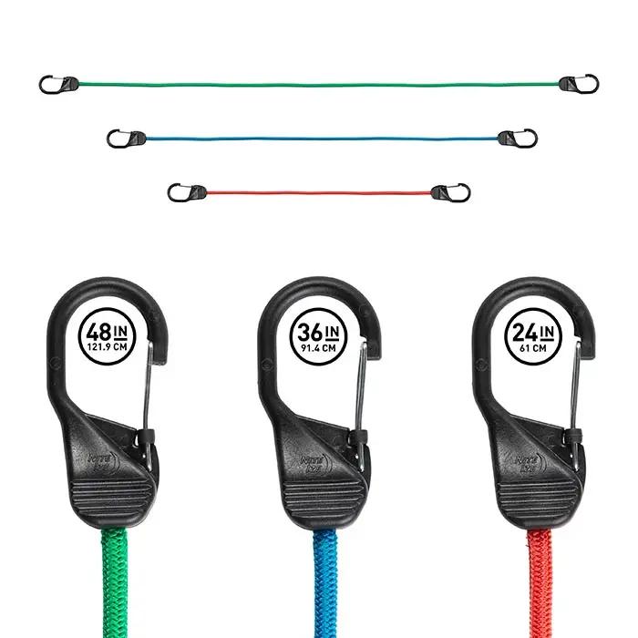  Niteize Carabiner Bungee With Slidelock 48in