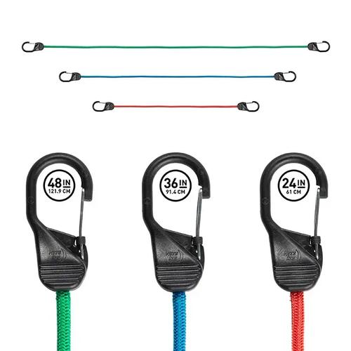NiteIze Carabiner Bungee with Slidelock 48in